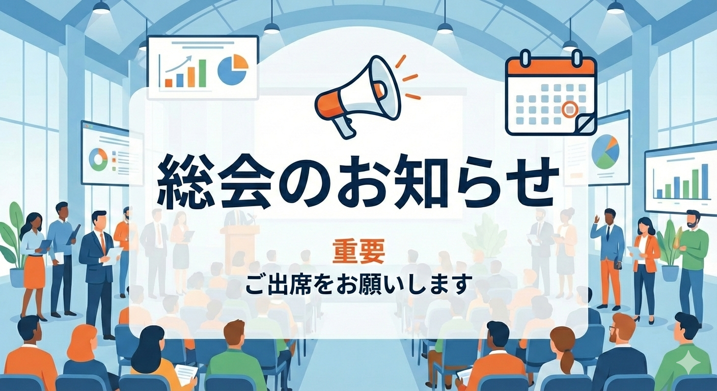 シニアクラブ総会のお知らせ